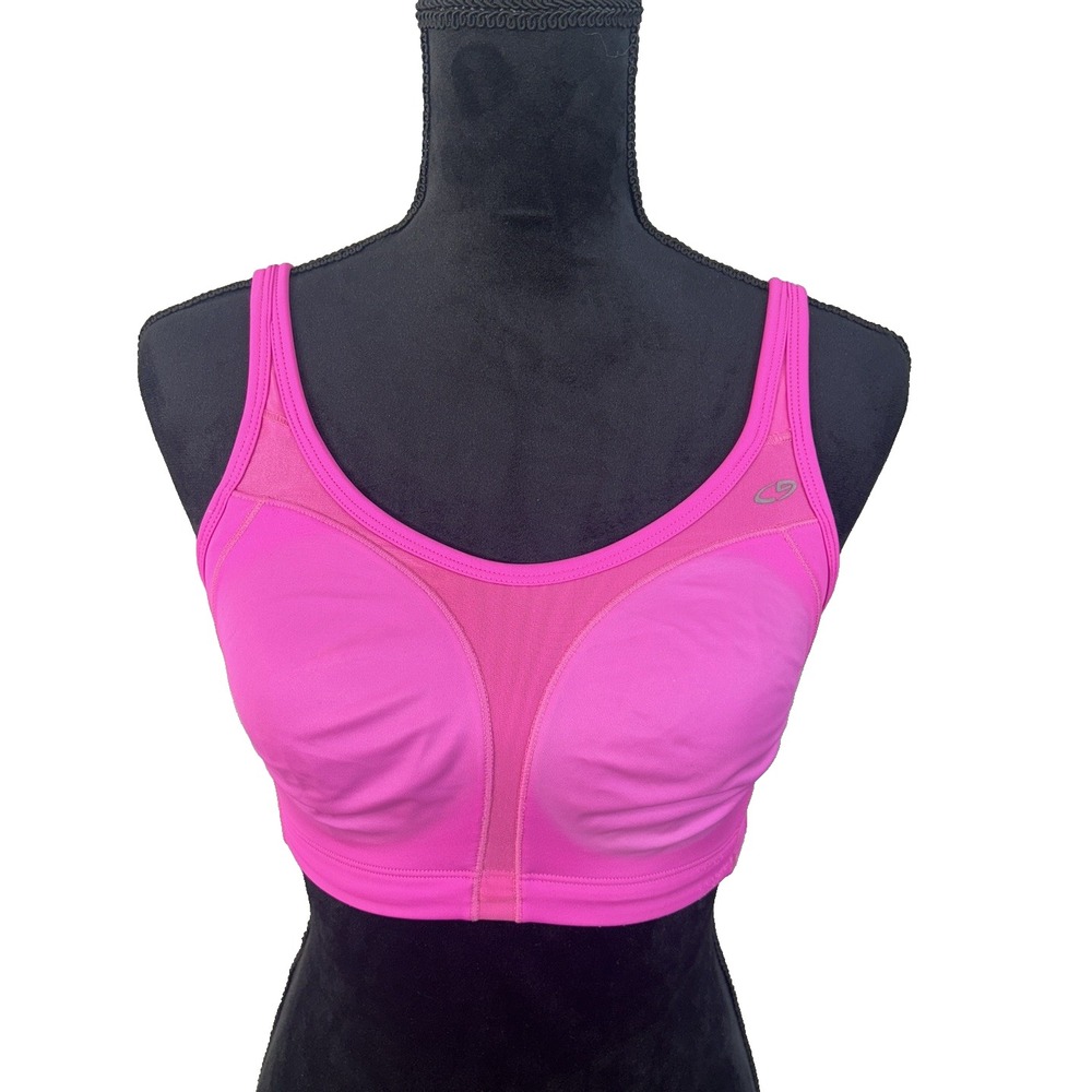 Champion Sports Bra Athletic Max Support Bright Pink Lightly Lined Wireless 36D
